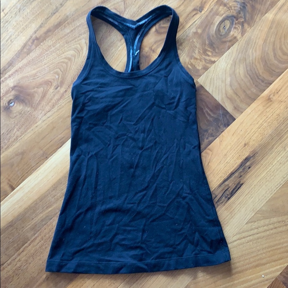 Lululemon cool racerback tank top size 2 black